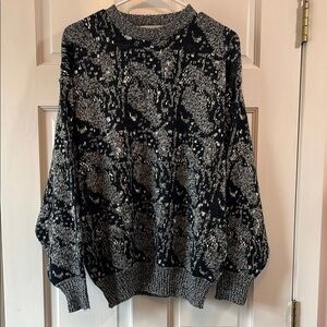 Vintage Michael Gerald Abstract Grandpacore Acrylic Polyester Sweater - Size XL